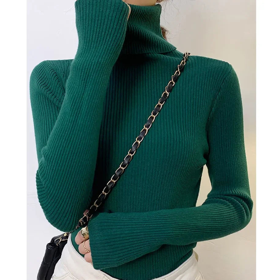 Alice - Einfacher Rollkragenpullover 13