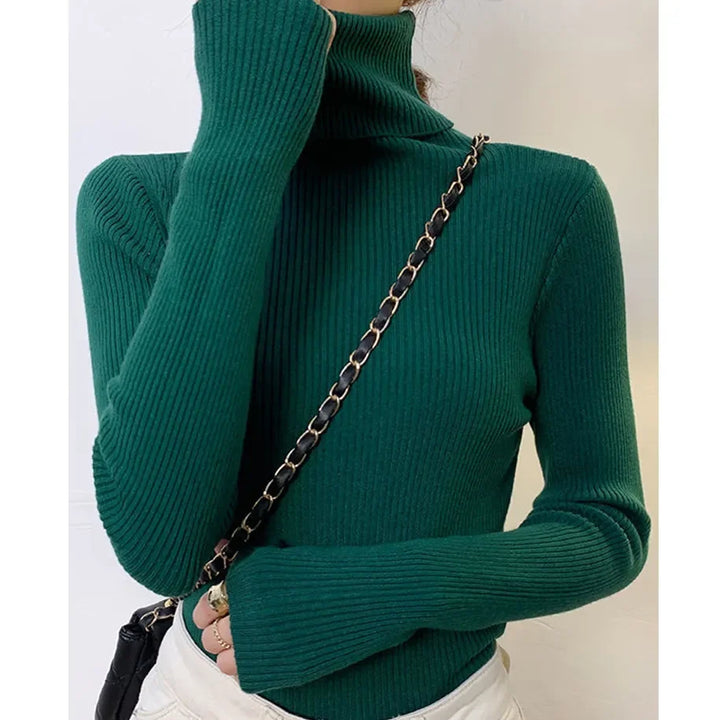 Alice - Einfacher Rollkragenpullover 13