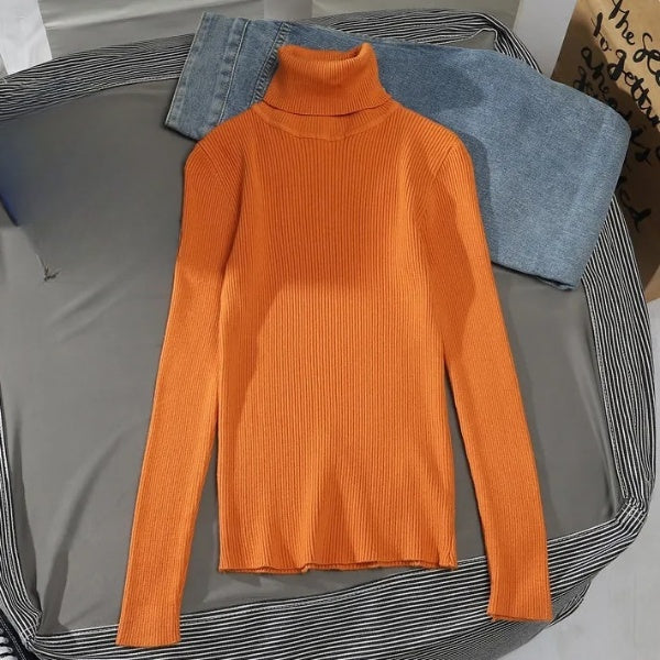 Alice - Einfacher Rollkragenpullover 20