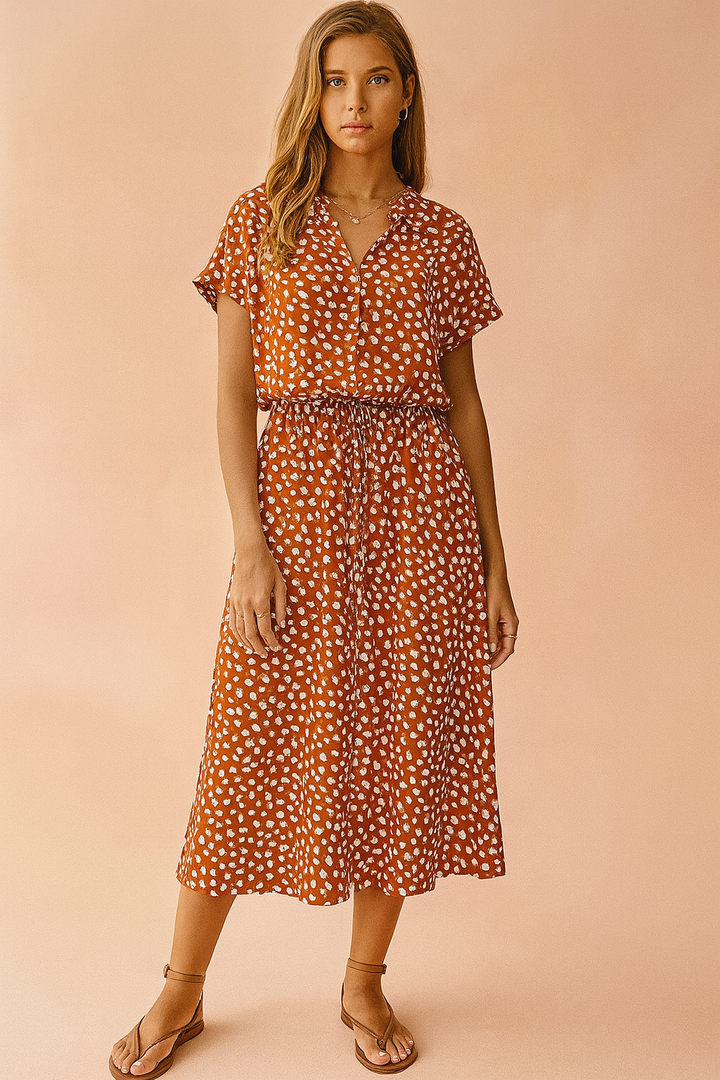 Boho Midi Dress for Women | Summer Casual Elegance 3