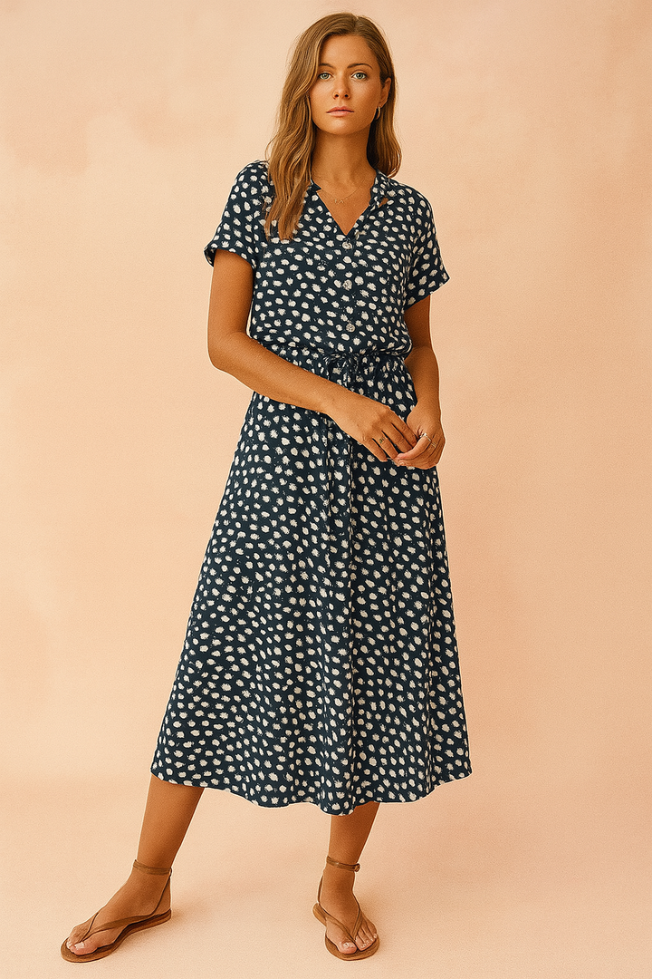 Boho Midi Dress for Women | Summer Casual Elegance 4
