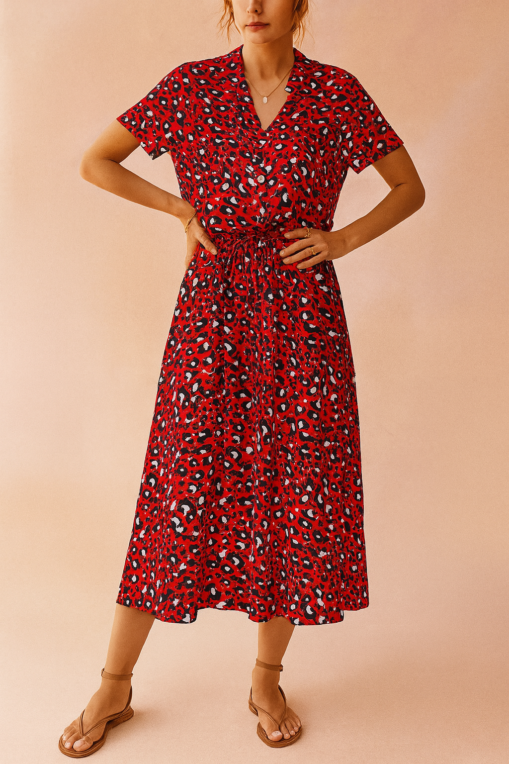 Boho Midi Dress for Women | Summer Casual Elegance 5