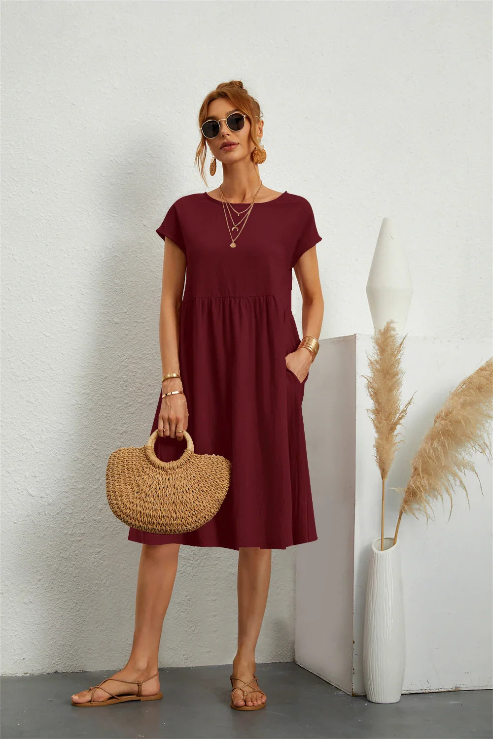 Casual Pocket Dress for Women - Effortless Everyday Style 10
