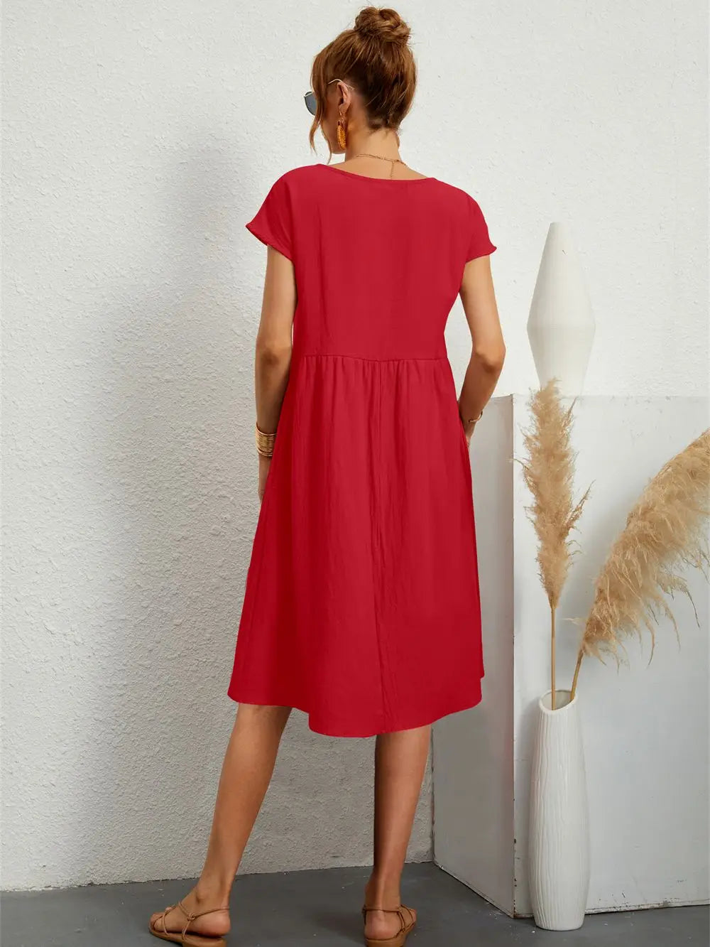 Casual Pocket Dress for Women - Effortless Everyday Style 2