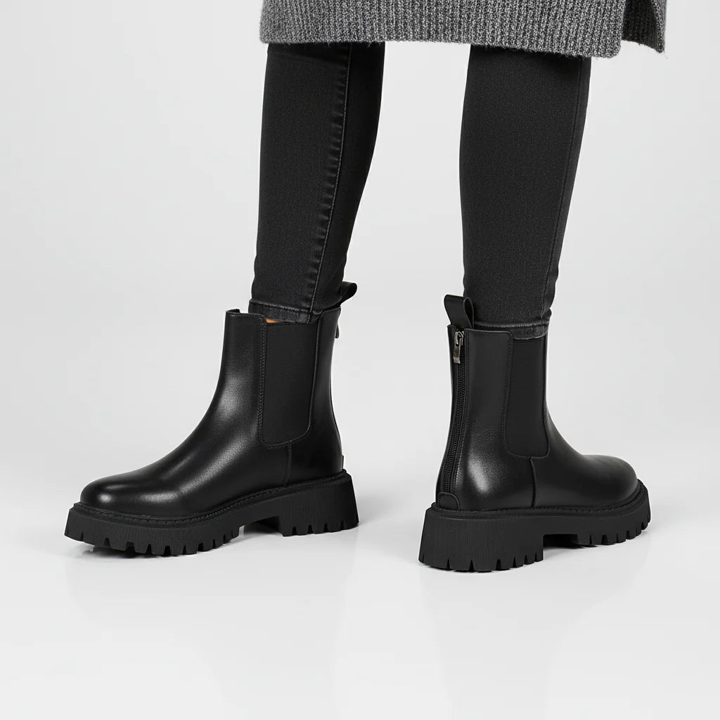 Chelsea Stiefel Runde Zehen - Carolyn 2