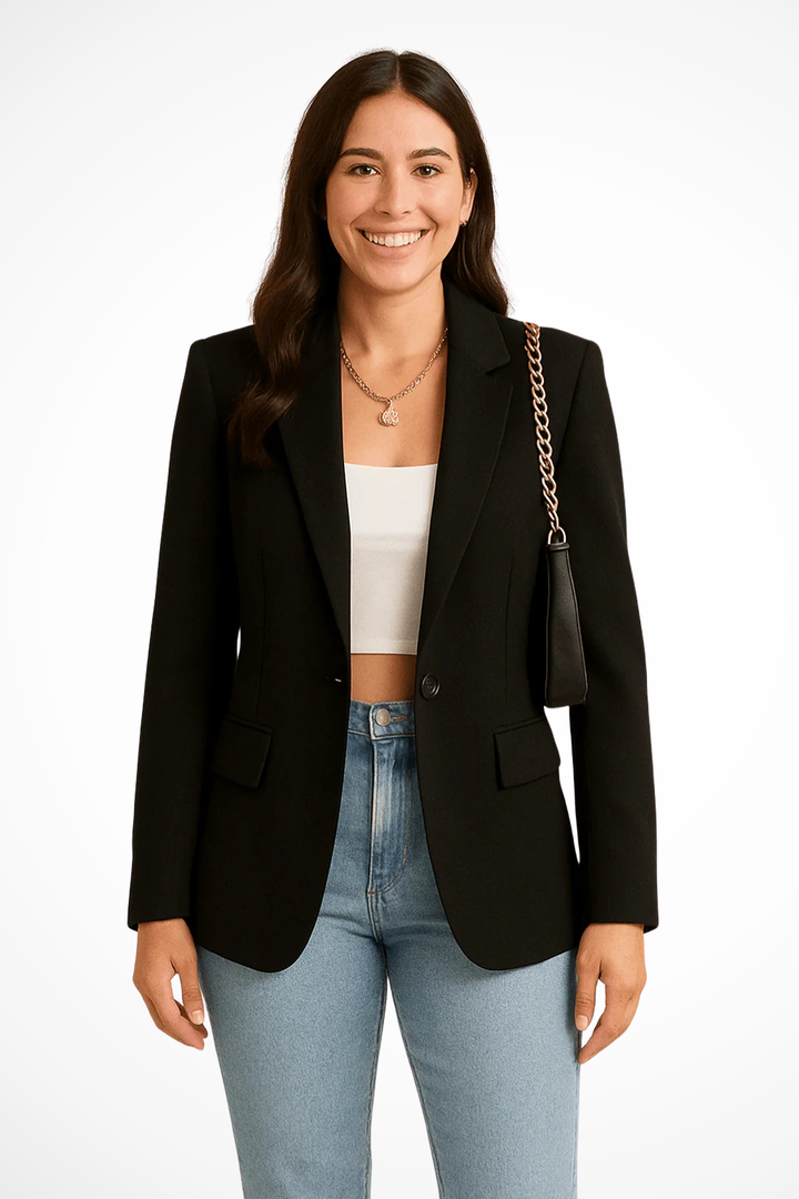 Chic Women's Blazer with Tailored Fit and Elegant Design for Versatile Styling 0
