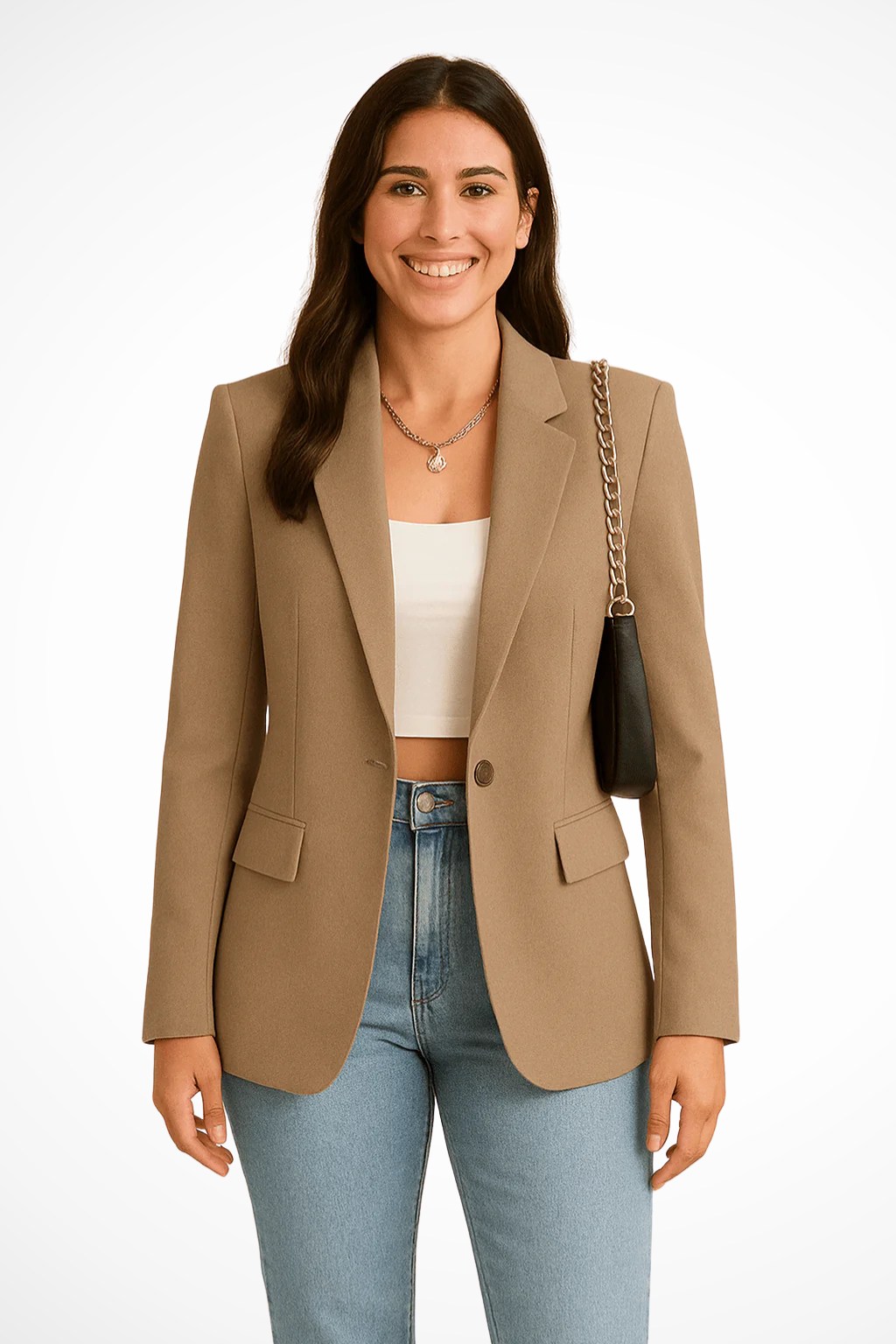 Chic Women's Blazer with Tailored Fit and Elegant Design for Versatile Styling 1