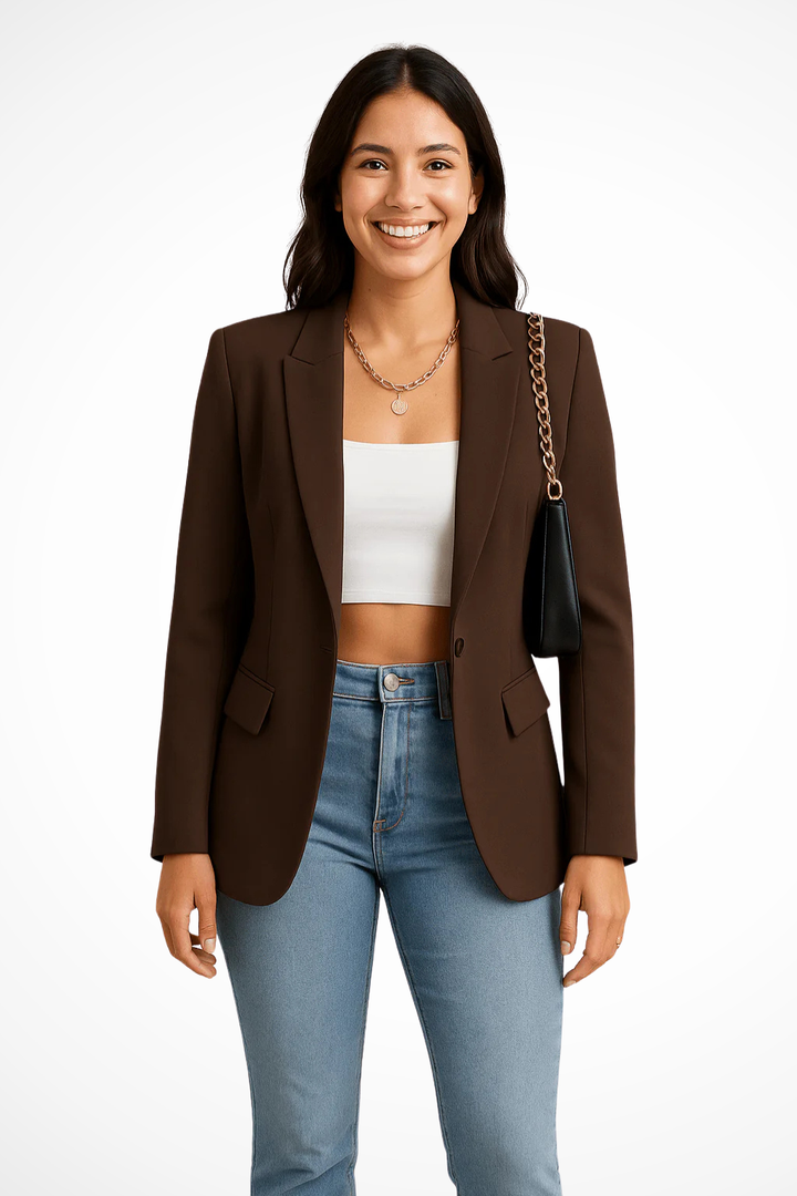 Chic Women's Blazer with Tailored Fit and Elegant Design for Versatile Styling 3