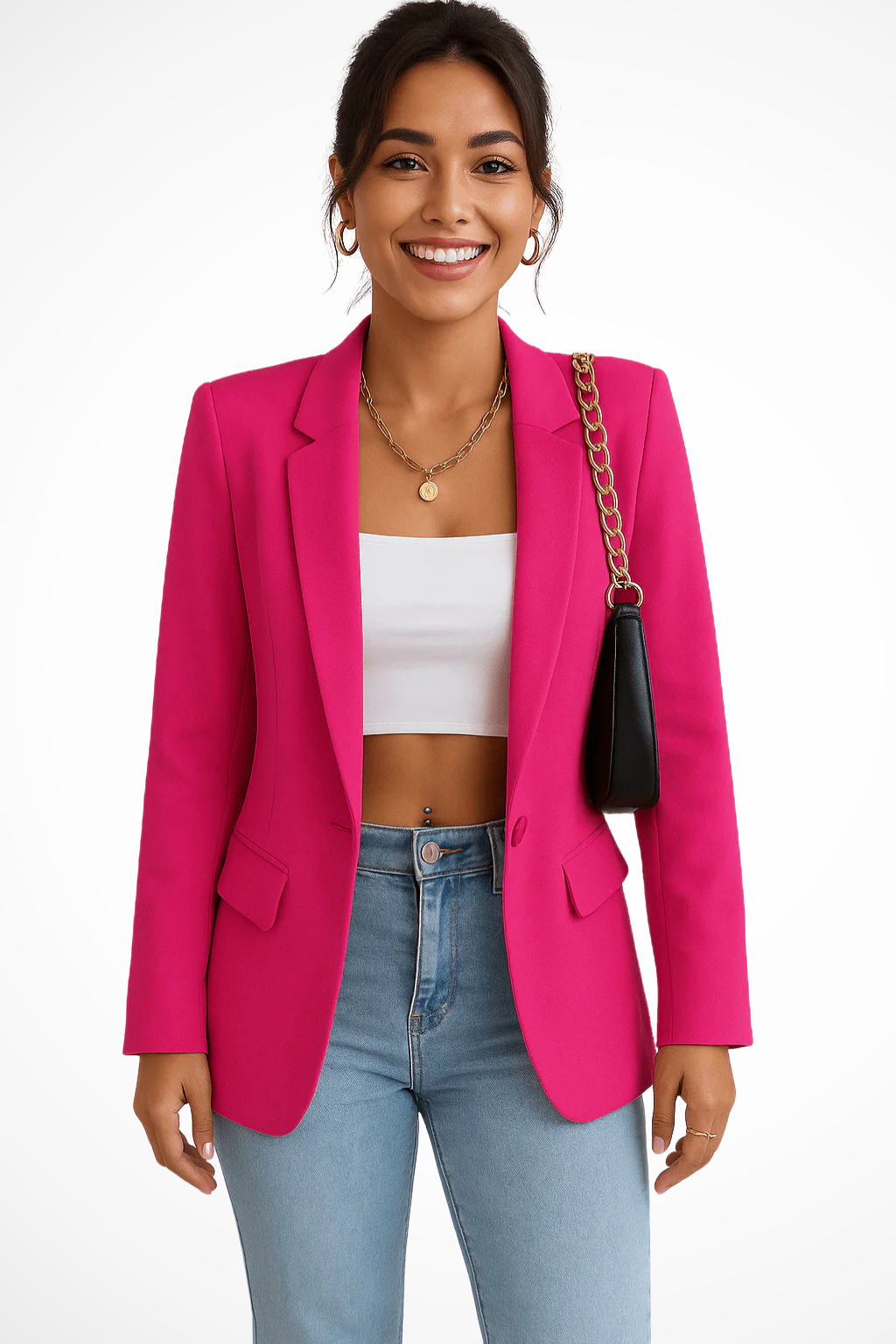 Chic Women's Blazer with Tailored Fit and Elegant Design for Versatile Styling 6