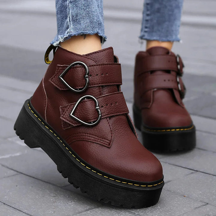 Chunky Platform Boots for Women - Stylish and Comfortable Daily Wear 1