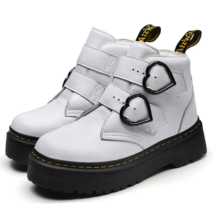 Chunky Platform Boots for Women - Stylish and Comfortable Daily Wear 10