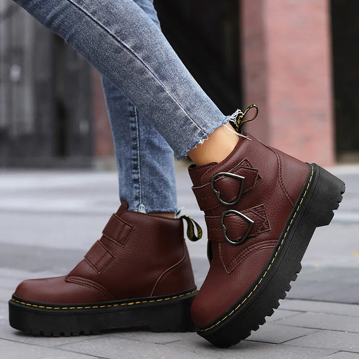 Chunky Platform Boots for Women - Stylish and Comfortable Daily Wear 4