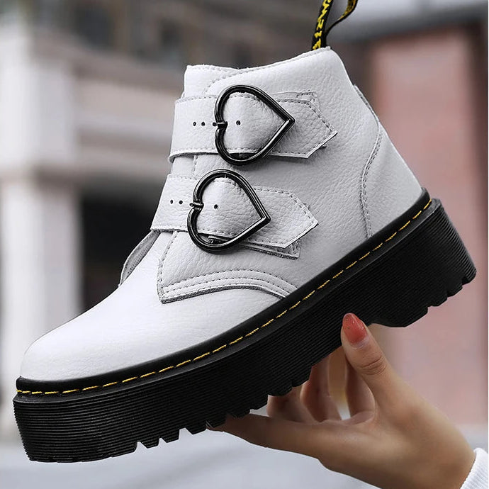 Chunky Platform Boots for Women - Stylish and Comfortable Daily Wear 7