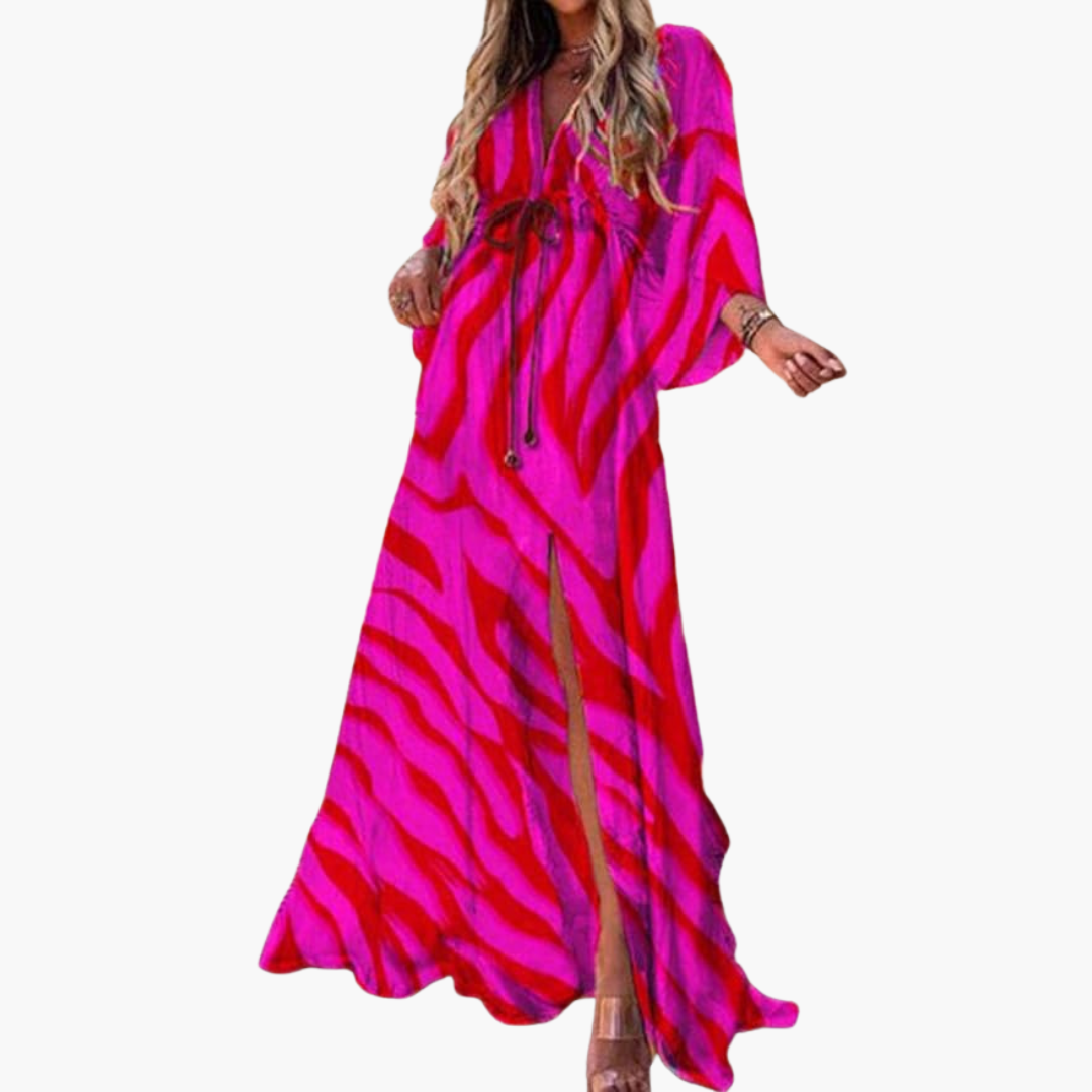 Colorful Maxi Dress for Women - Vibrant Floral Summer Dress 2