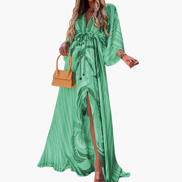 Colorful Maxi Dress for Women - Vibrant Floral Summer Dress 5