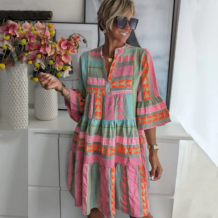 Elegant A-Line Spring Dress for Women - Effortless Style for Every Occasion 0