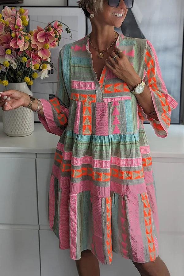 Elegant A-Line Spring Dress for Women - Effortless Style for Every Occasion 2
