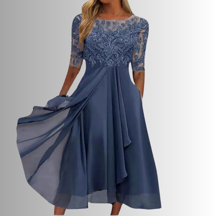 Elegant Lace Dress for Women - Perfect for Weddings and Special Occasions 0