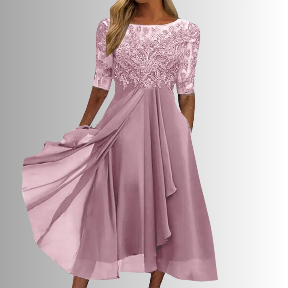 Elegant Lace Dress for Women - Perfect for Weddings and Special Occasions 1