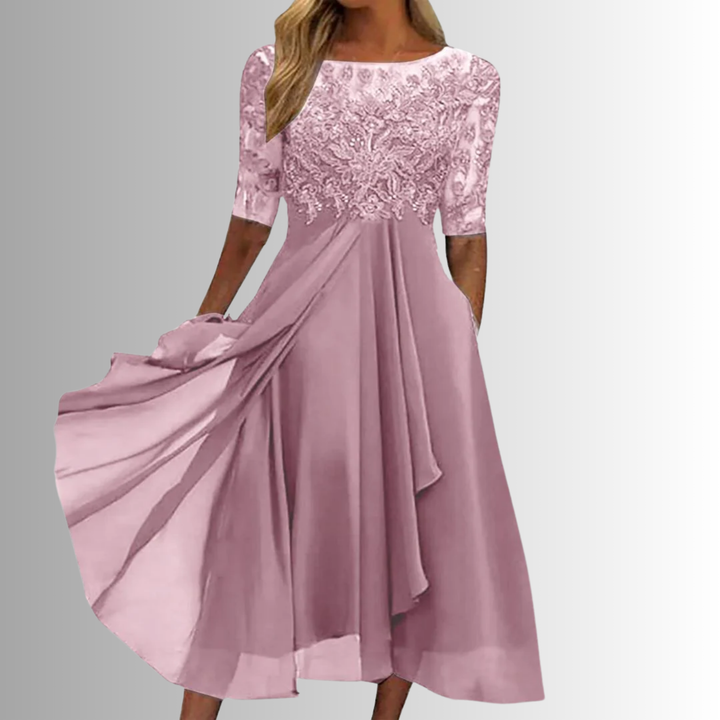 Elegant Lace Dress for Women - Perfect for Weddings and Special Occasions 1