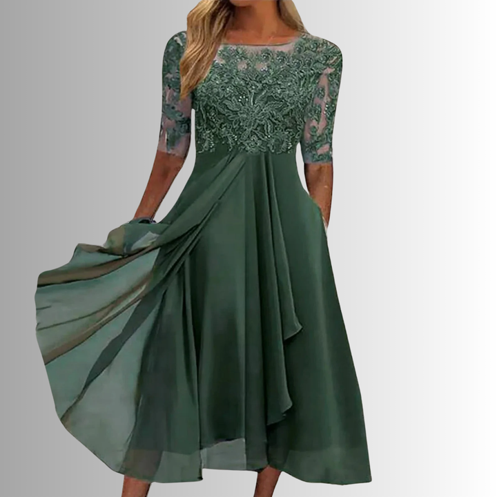 Elegant Lace Dress for Women - Perfect for Weddings and Special Occasions 3