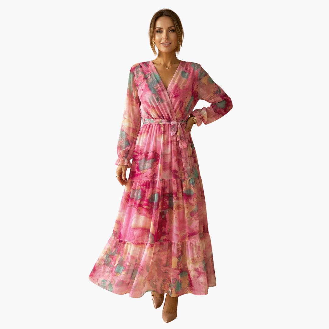 Elegant Long Sleeve Womens Dress - Chic Summer Dresses for Versatile Style and Comfort 1