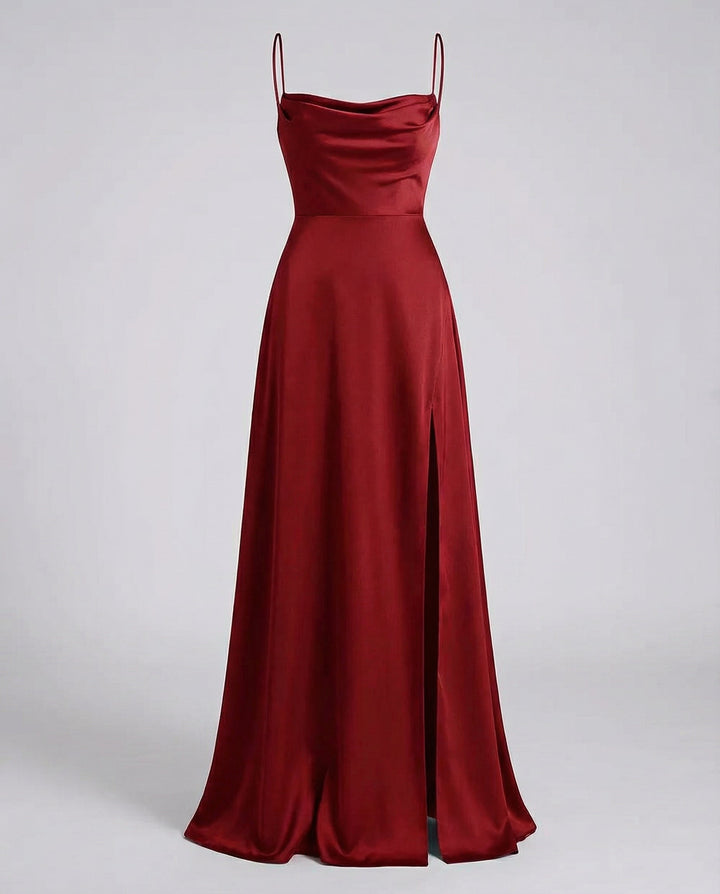 Elegant Maxi Dress for Women with Leg Slit - Timeless Summer Style 3