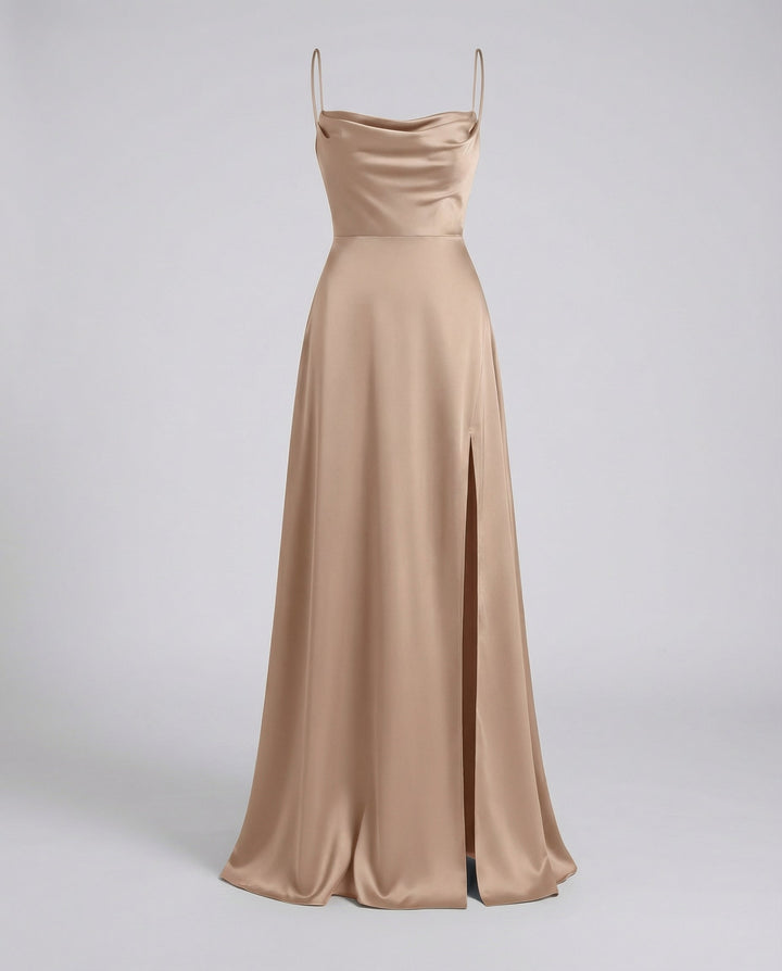 Elegant Maxi Dress for Women with Leg Slit - Timeless Summer Style 8