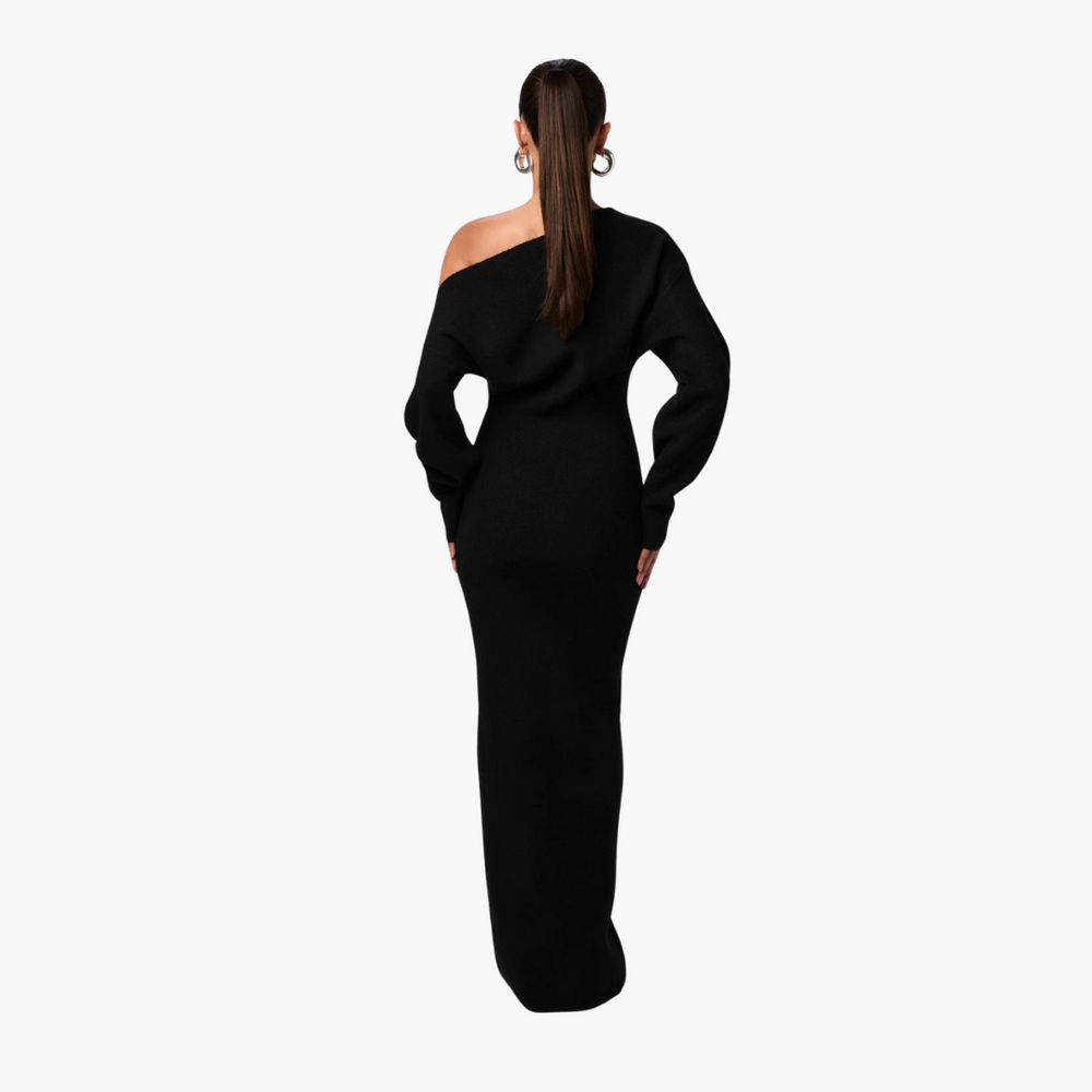 Elegant Off-Shoulder Maxi Dress for Women - Stylish Evening Wear 1