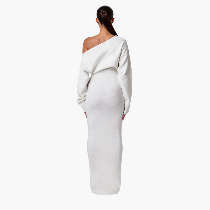 Elegant Off-Shoulder Maxi Dress for Women - Stylish Evening Wear 3