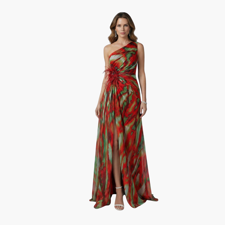 Elegant One Shoulder Maxi Dress for Women - Stylish Summer Dress for Events and Outings 8