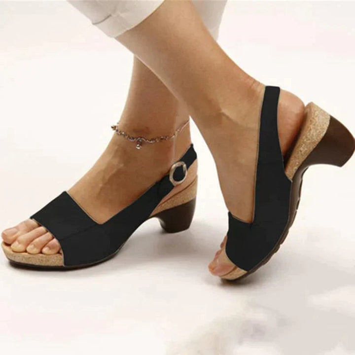 Elegant Open-Toe High-Heeled Sandals for Women - Comfortable Everyday Footwear 2