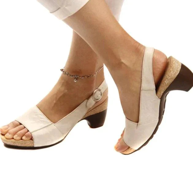 Elegant Open-Toe High-Heeled Sandals for Women - Comfortable Everyday Footwear 4