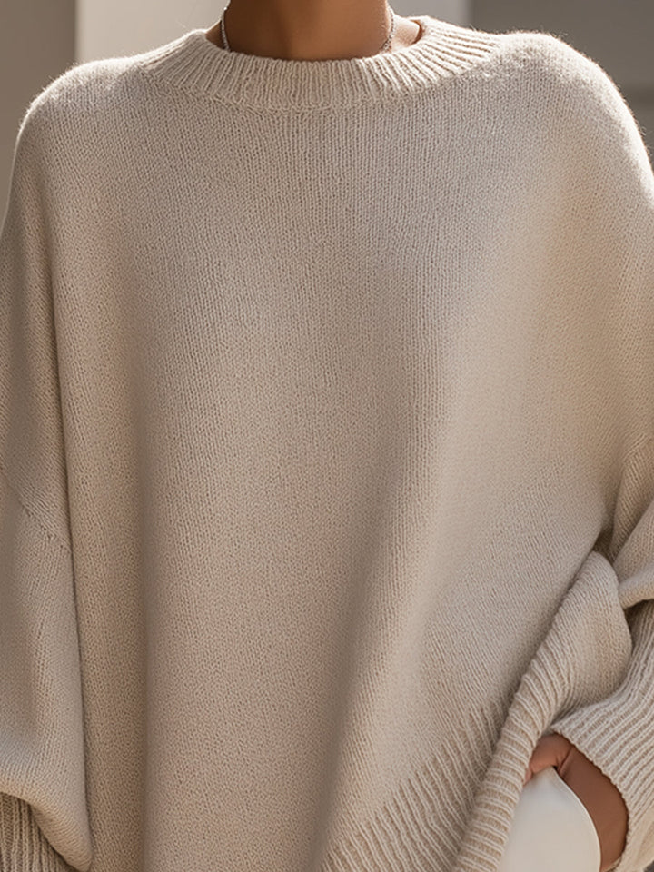 Elegant Oversized Sweater for Women - Cozy Pullover for Effortless Style and Comfort 1