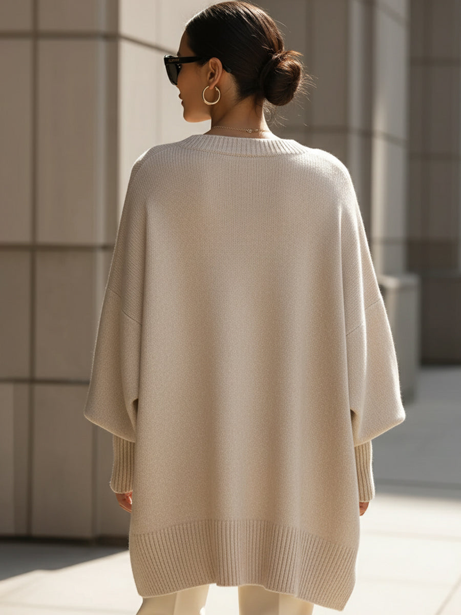 Elegant Oversized Sweater for Women - Cozy Pullover for Effortless Style and Comfort 3