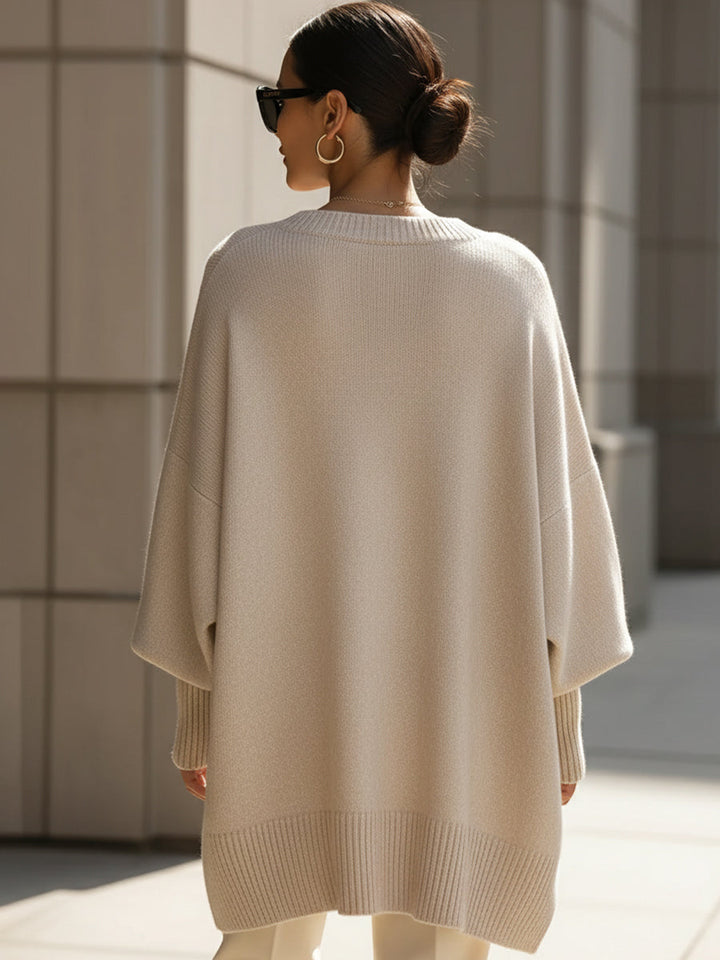 Elegant Oversized Sweater for Women - Cozy Pullover for Effortless Style and Comfort 3