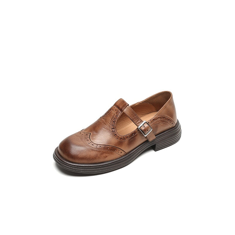 Elegant Vegan Leather Mary Jane Sandal for Women - All-Day Comfort 0