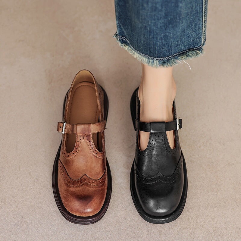 Elegant Vegan Leather Mary Jane Sandal for Women - All-Day Comfort 5