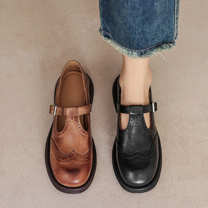 Elegant Vegan Leather Mary Jane Sandal for Women - All-Day Comfort 5
