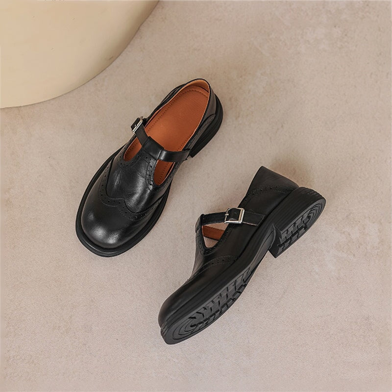 Elegant Vegan Leather Mary Jane Sandal for Women - All-Day Comfort 7