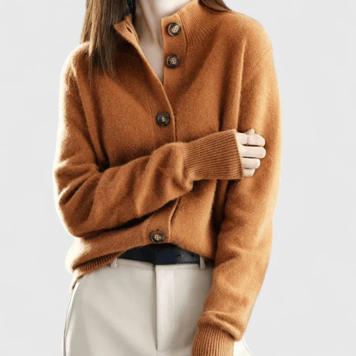 Elegant Women's Cardigan Lightweight Layering Sweater for Autumn and Winter 3
