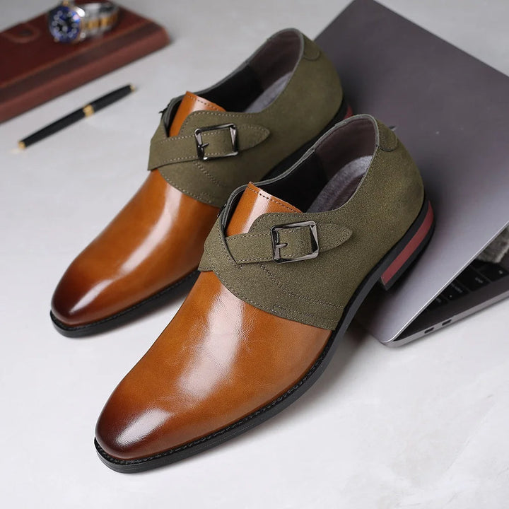 Elegant Women's Loafers with Double Buckle Design - Timeless Style and All-Day Comfort 1