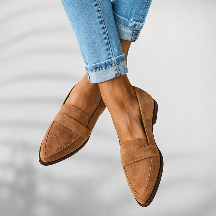 Elegant Women's Sleek Toe Loafers for All-Day Comfort and Versatile Style 2