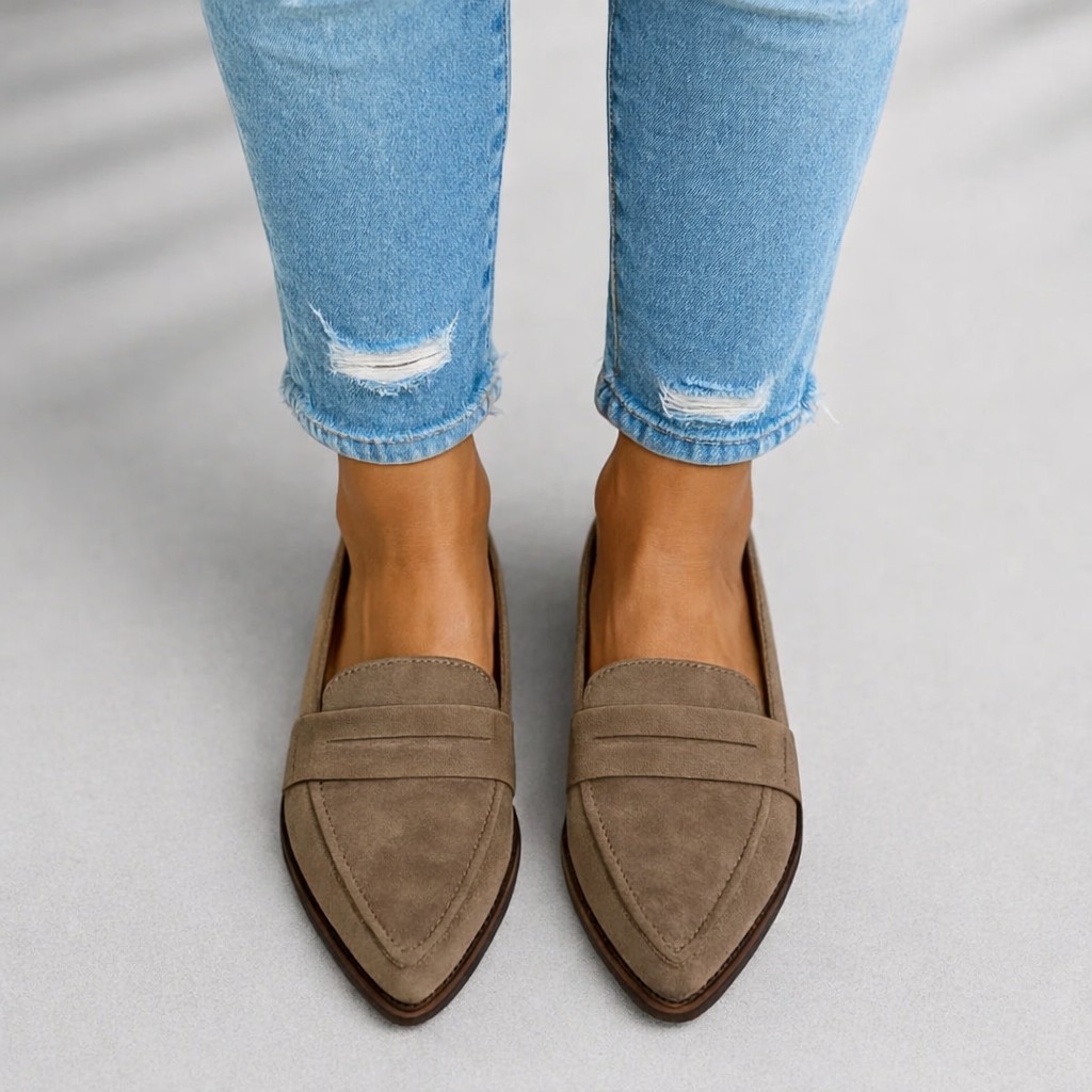 Elegant Women's Sleek Toe Loafers for All-Day Comfort and Versatile Style 5
