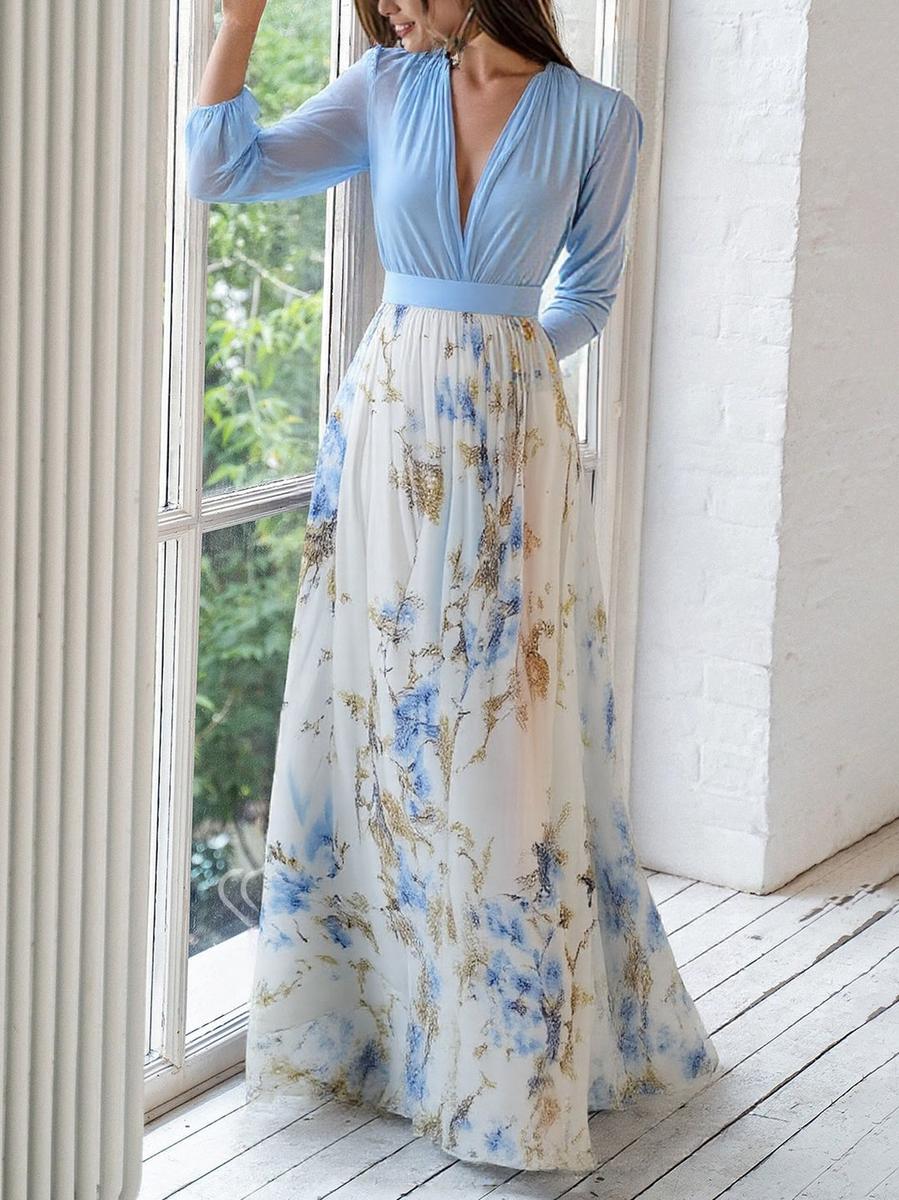 Floral Maxi Dress for Women - Elegant Summer Style 2