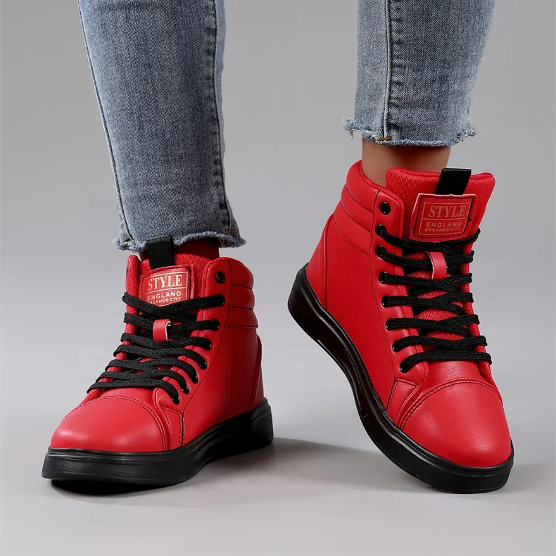 High-Top Sneakers for Women - Stylish and Comfortable Streetwear Footwear 1