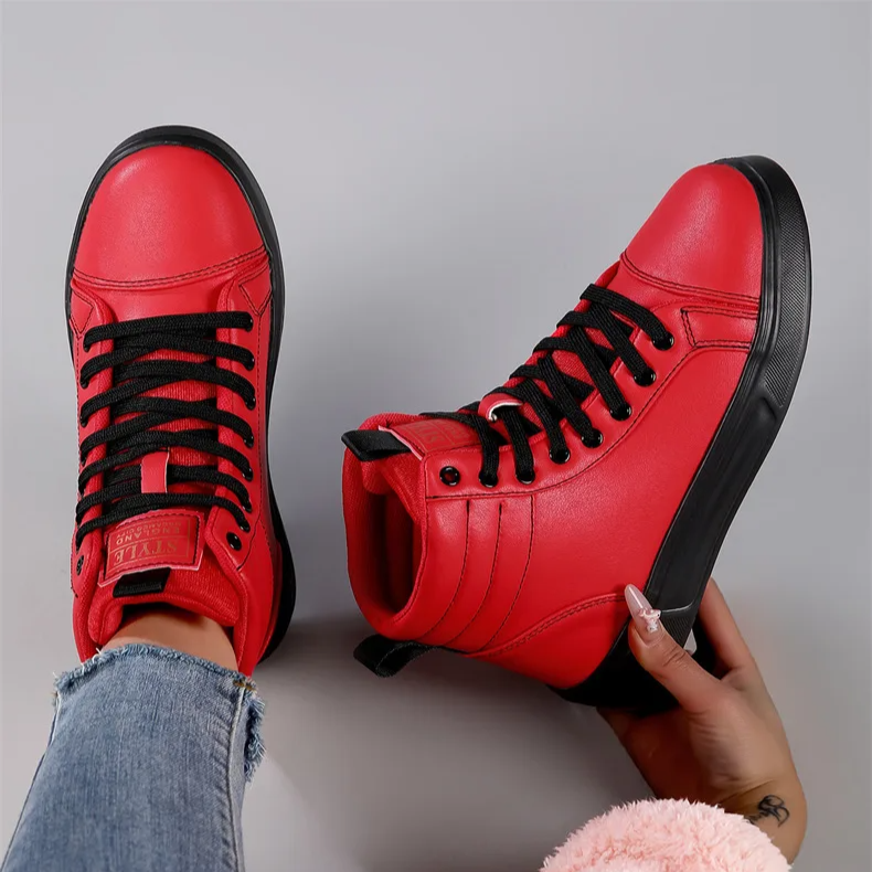 High-Top Sneakers for Women - Stylish and Comfortable Streetwear Footwear 3