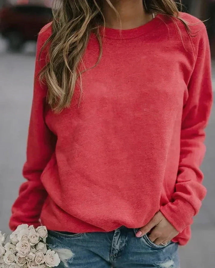 Hildegard | Raglan sweatshirt with round neck 0