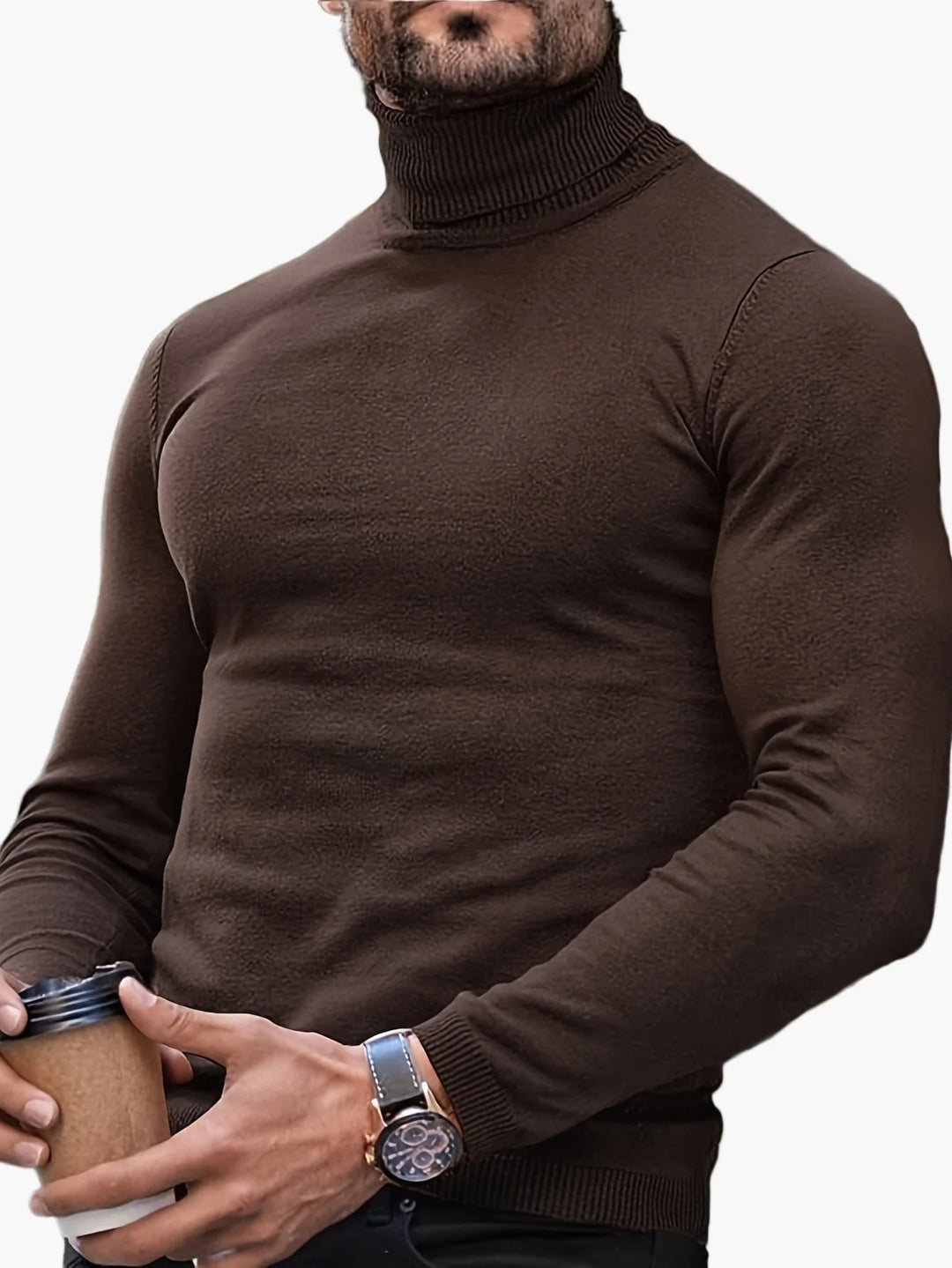 Lennart | Slim Fit Turtleneck Sweater 0