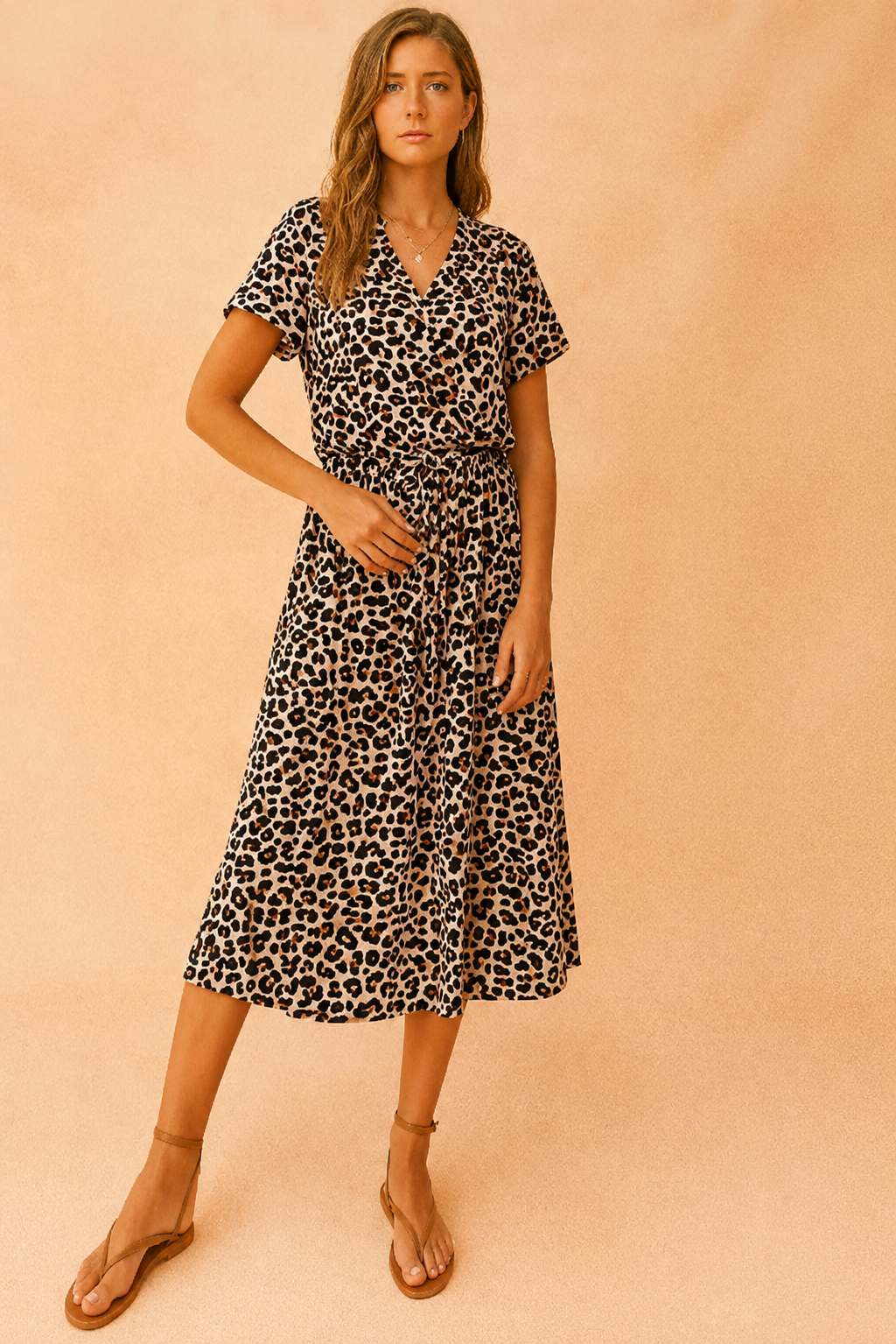 Boho Midi Dress for Women | Summer Casual Elegance